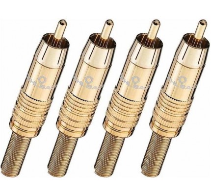 Oehlbach D1C4101 CJG 51 RCA Konnektörü 4'lü Oehlbach D1C4101 CJG 51 RCA Konnektörü 4'lü